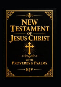 New Testament of Jesus Christ with Proverbs & Psalms cover