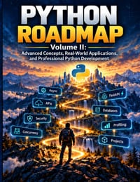 Python Roadmap: Volume II: Advanced Concepts, Real-World Applications, and Professional Python Development cover