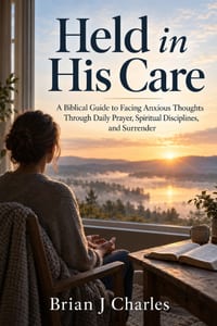 Held in His Care: A Biblical Guide to Facing Anxious Thoughts Through Daily Prayer, Spiritual Disciplines, and Surrender cover