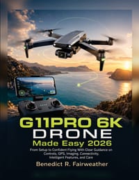 G11PRO 6K Drone Made Easy 2026: From Setup to Confident Flying With Clear Guidance on Controls, GPS, Imaging, Connectivity, Intelligent Features, and cover
