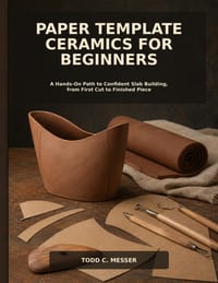 Paper Template Ceramics for Beginners: A Hands-On Path to Confident Slab Building, from First Cut to Finished Piece cover