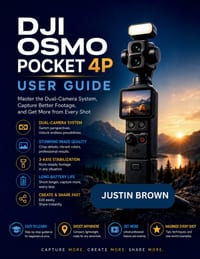 DJI Osmo Pocket 4P User Guide: Master the Dual-Camera System, Capture Better Footage, and Get More from Every Shot cover