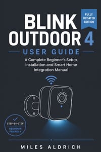 Blink Outdoor 4 User Guide: An Independent Step-by-Step Setup, Installation and Troubleshooting Handbook for First-Time Smart Home Owners cover