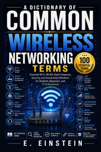 A Dictionary of Common Wireless Networking Terms: Essential Wi-Fi, WLAN, Radio Frequency, Security, and Connectivity Definitions for Students, Beginne cover