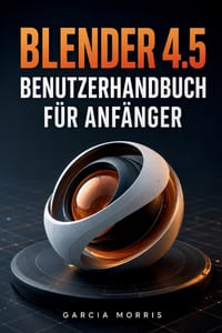 Blender 4.5 Benutzerhandbuch Für Anfänger: Erstellen Sie digitale Assets mit praktischen Arbeitsabläufen für Szenendesign, Materialien, Animation, vis cover