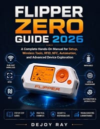 Flipper Zero User Guide 2026: A Complete Hands-On Manual for Setup, Wireless Tools, RFID, NFC, Automation, and Advanced Device Exploration cover