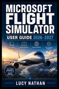 Microsoft Flight Simulator User Guide 2026-2027: An Independent Practical Handbook for Aircraft Systems, Navigation, Route Planning, Realistic Procedu cover