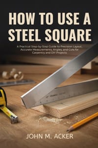 How to Use a Steel Square: Master Precision, Measurements, and Angles with the Ultimate Hand Tool for DIY and Professional Projects cover