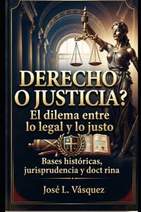 ¿Derecho O Justicia?: El dilema entre lo legal y lo justo Bases históricas, jurisprudencia y doctrina cover