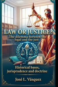 Law or Justice?: The dilemma between the legal and the just Historical bases, jurisprudence and doctrine cover