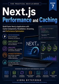 Next.js Performance and Caching: Build Faster Next.js Applications with Cache Components, Revalidation, Streaming, and Performance Optimization cover
