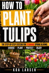 How to Plant Tulips: A Beginner's Guide to Growing Beautiful Tulips with Simple Bulb Planting, Garden Design, Container Tips, Seasonal Care, and Pract cover