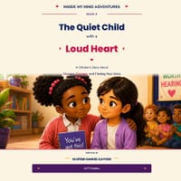 The Quiet Child with a Loud Heart: A Children's Story About Shyness, Courage, and Finding Your Voice cover