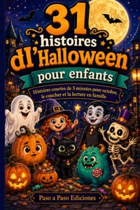 31 histoires d'Halloween pour enfants: Histoires courtes de 5 minutes pour octobre, avant de dormir et à lire en famille cover