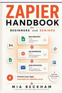 Updated Zapier Handbook for Beginners and Seniors: A Simple Guide to Automating Repetitive Work, Connecting Apps, and Saving Time cover