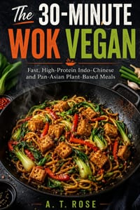 The 30-Minute Wok Vegan: Fast, High-Protein Indo-Chinese and Pan-Asian Plant-Based Meals cover