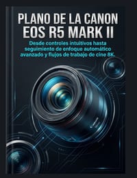 Plano de la Canon EOS R5 Mark II: Desde controles intuitivos hasta seguimiento de enfoque automático avanzado y flujos de trabajo de cine 8K. cover