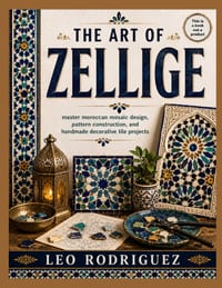 The Art of Zellige: master moroccan mosaic design, pattern construction, and handmade decorative tile projects cover