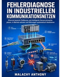 Fehlerdiagnose in industriellen Kommunikationsnetzen: Ethernet-basierte Feldbusse und intelligente Sensornetzwerke planen, in Betrieb nehmen und Störu cover