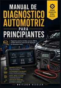 Manual de diagnóstico automotriz para principiantes: Diagnóstico práctico de fallas, escaneo OBD-II, pruebas eléctricas y ejercicios de reparación en cover