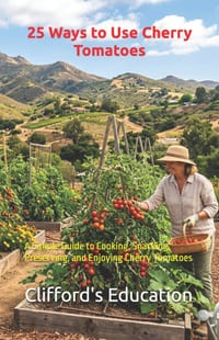 25 Ways to Use Cherry Tomatoes: A Simple Guide to Cooking, Snacking, Preserving, and Enjoying Cherry Tomatoes cover