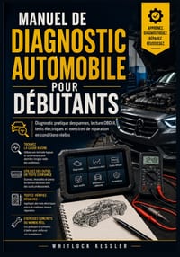 Manuel de diagnostic automobile pour débutants: Diagnostic pratique des pannes, lecture OBD-II, tests électriques et exercices de réparation en condit cover