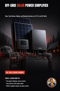 Off-Grid Solar Power Simplified: Vans, Tiny Homes, Cabins, and Backup Systems on 12, 24, and 48 Volts cover