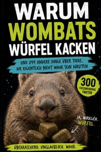 Warum Wombats Würfel kacken: Und 299 andere Dinge über Tiere, die eigentlich nicht wahr sein dürften cover