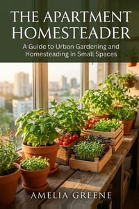 The Apartment Homesteader: The Ultimate Guide to Growing Microgreens, Herbs, and Veggies in Small Spaces cover