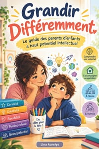Grandir Différemment: Le guide des parents d'enfants à haut potentiel intellectuel - Comprendre l'enfant à HPI, l'accompagner au quotidien et à l'écol cover