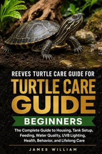 Reeves Turtle Care Guide for Beginners: The Complete Guide to Housing, Tank Setup, Feeding, Water Quality, UVB Lighting, Health, Behavior, and Lifelon cover