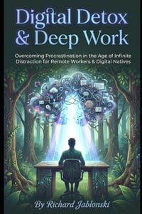Digital Detox & Deep Work: Overcoming Procrastination in the Age of Infinite Distraction for Remote Workers & Digital Natives cover