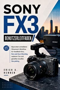 Sony Fx3 Benutzerleitfaden: Baue einen schnelleren Filmemach-Workflow für Handheld-Kino, Run-and-Gun-Shooting, sauberen Ton und gezieltes visuelles St cover