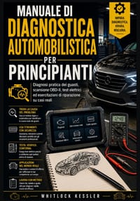 Manuale di diagnostica automobilistica per principianti: Diagnosi pratica dei guasti, scansione OBD-II, test elettrici ed esercitazioni di riparazione cover