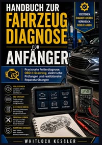 Handbuch zur Fahrzeugdiagnose für Anfänger: Praxisnahe Fehlerdiagnose, OBD-II-Scanning, elektrische Prüfungen und realitätsnahe Reparaturübungen cover