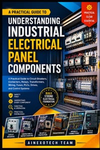 Understanding Industrial Electrical Panel Components: A Practical Guide to Circuit Breakers, Contactors, Relays, Transformers, Wiring, Fuses, PLCs, Dr cover