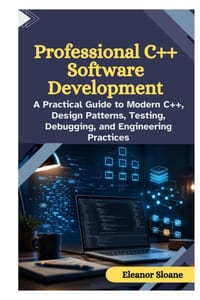 Professional C++ Software Development: A Practical Guide to Modern C++, Design Patterns, Testing, Debugging, and Engineering Practices cover