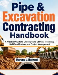 Pipe & Excavation Contracting Handbook: A Practical Guide to Underground Utilities, Trenching, Soil Classification, and Project Management cover