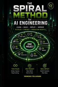 The Spiral method for AI engineering: Learn Build Deploy Improve cover