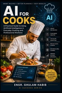 AI for Cooks: A Practical Guide to Smarter Cooking, Better Recipes, and Kitchen Success cover