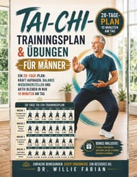 Tai-Chi-Trainingsplan & Übungen für Männer: Ein 28-Tage-Plan: Kraft aufbauen, Balance Wiederherstellen Und Aktiv Bleiben In Nur 10 Minuten am Tag cover