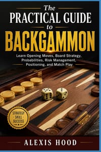 The Practical Guide to Backgammon: Learn Opening Moves, Board Strategy, Probabilities, Risk Management, Positioning, and Match Play cover