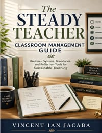 The Steady Teacher: Classroom Management for New Teachers: Practical Routines, Behavior Systems, Boundaries, Workload Strategies, and Reflection Tools cover