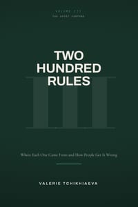 Two Hundred Rules: Where Each One Came From, What It Means, and How People Get It Wrong cover