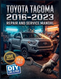 Toyota Tacoma 2016-2023 Repair and Service Manual: The Definitive Step-by-Step Guide to Routine Maintenance, Advanced Diagnostics, and Total Overhauls cover