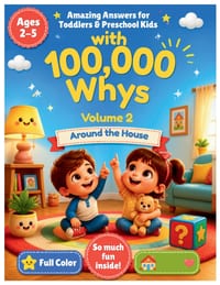 Amazing Answers for Toddlers and Preschool Kids with 100,000 Whys Volume 2: Around the House: Exploring Everyday Things Around the House, Answering Bi cover