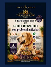 Pasti fatti in casa per cani anziani con problemi articolari: 60 ricette antinfiammatorie ricche di omega-3 e glucosamina per dare sollievo alle artic cover