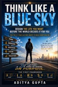 Think Like a Blue Sky: Design the Life You Want Before the World Decides It For You cover