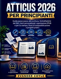 Atticus 2026 Per Principianti cover