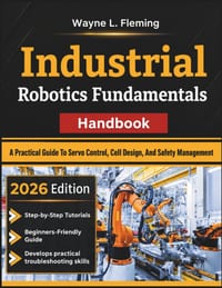 Industrial Robotics Fundamentals Handbook: A Practical Guide To Servo Control, Cell Design, And Safety Management cover